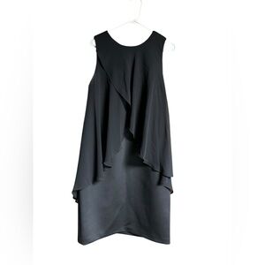 Calvin Klein Elegant Black Sleeveless Dress